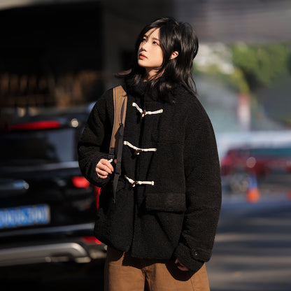 Rams wool hooded coat No. 1883