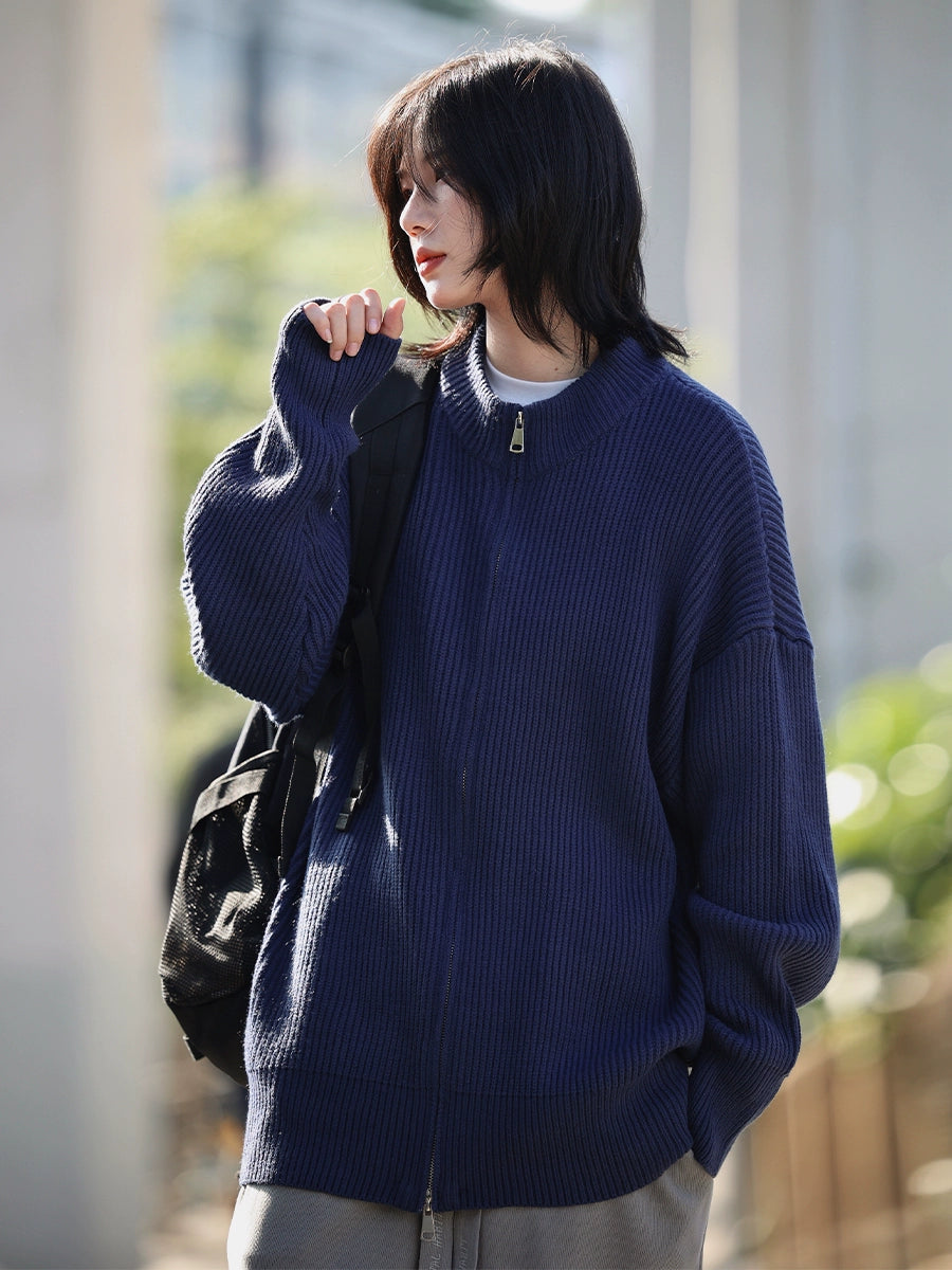 Cardigan, jacket, zip-up sweater, knitwear No.1009