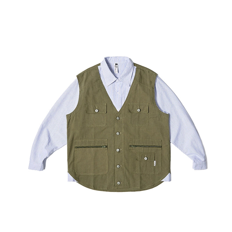 Fake two men's shirts, workwear No.1313