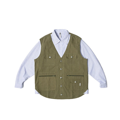 Fake two men's shirts, workwear No.1313