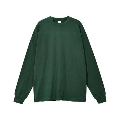 solid color long-sleeved t-shirt No.406