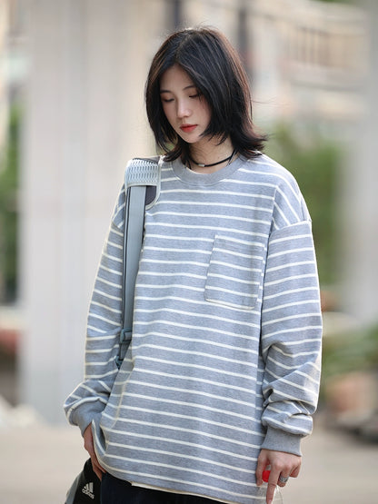 Striped sweatshirt No.805