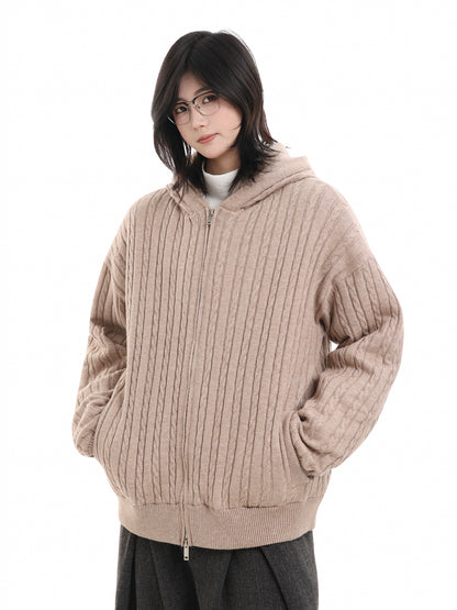 Fleece Hooded Zip-Up No. 1641