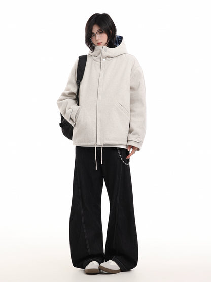 Quilted Hooded Coat No. 1654