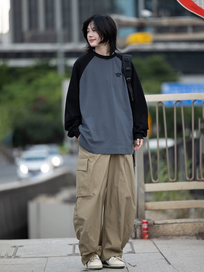 Loose cargo pants No.1285