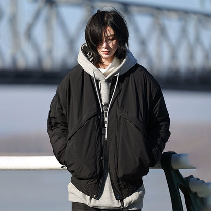 White duck down, Japanese retro baseball uniform jacket No.1475