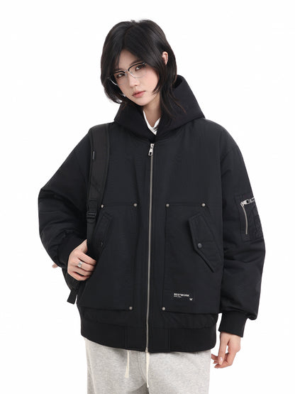 Duck-Down Hooded Aerial Jumper No. 1665