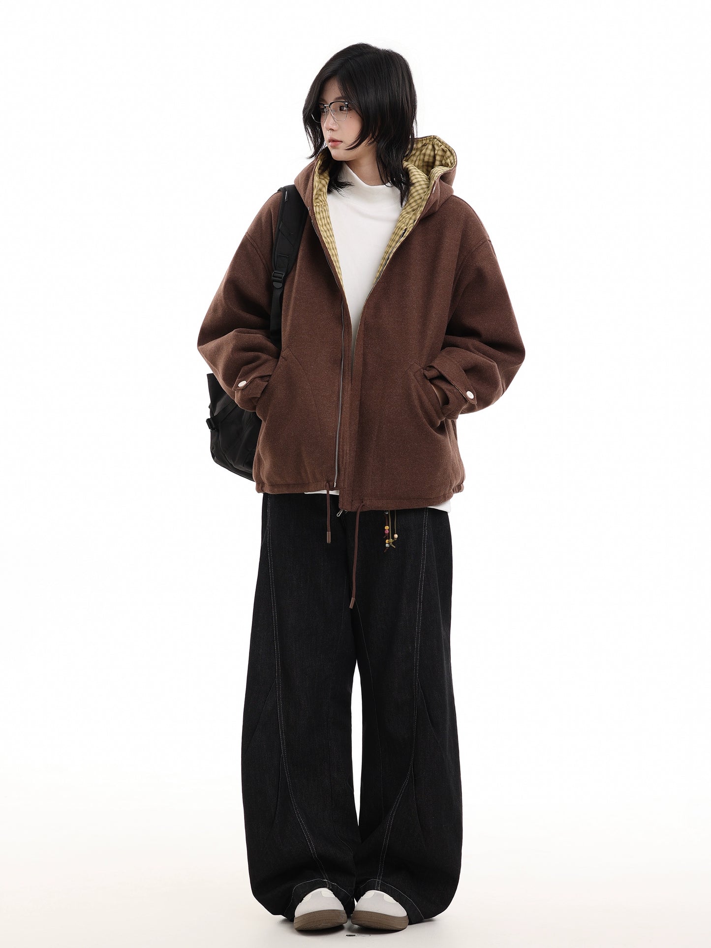 Quilted Hooded Coat No. 1654