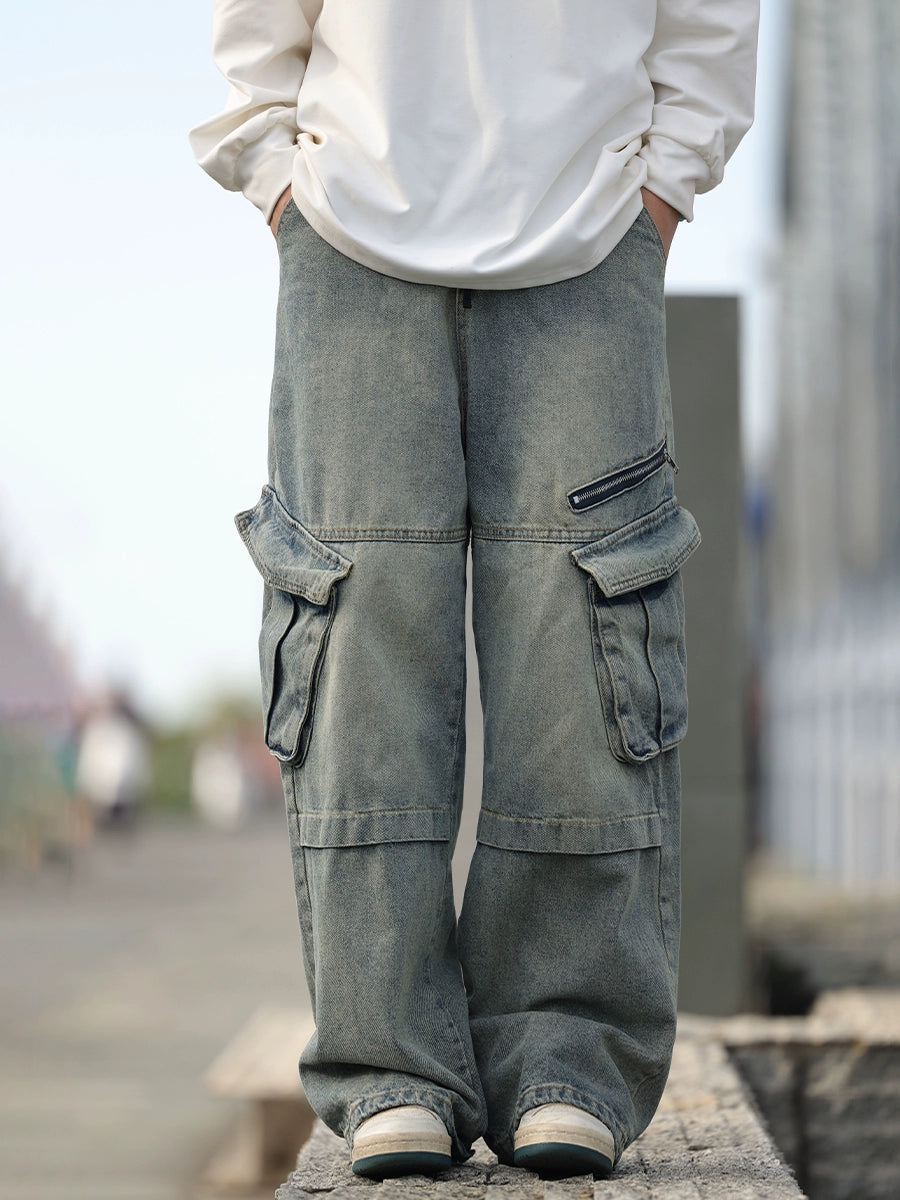 Denim Cargo Pants No. 1440