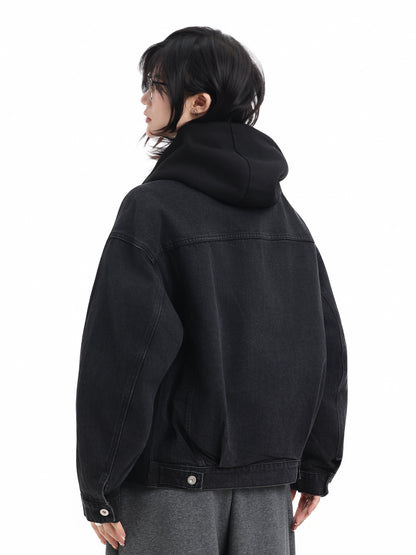 2-in-1 Duck Down Detachable Hooded Zip-Up No. 1706