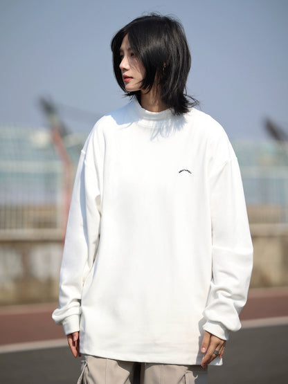 Half-neck knit sweatshirt No.1097