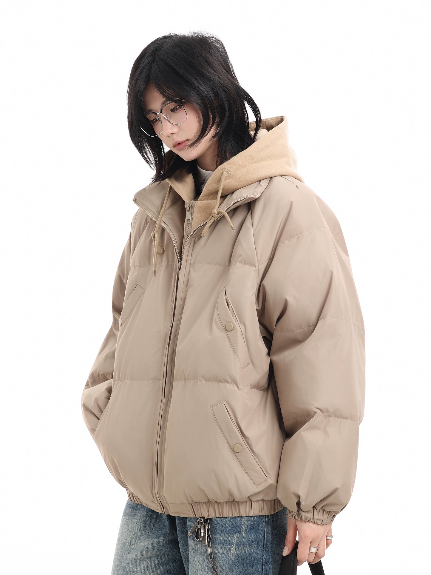 Hooded Padded Jumper No. 1701