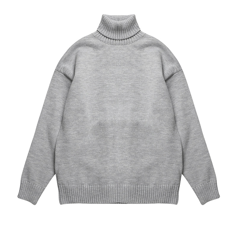 Turtleneck Sweater Men's Knitted No.16