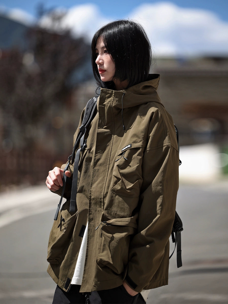 Outdoor waterproof and oil-proof jacket No.885