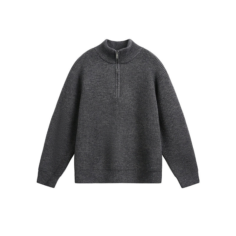 Half Zip-Up Knitwear No.1650
