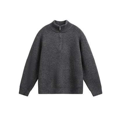 Half Zip-Up Knitwear No.1650