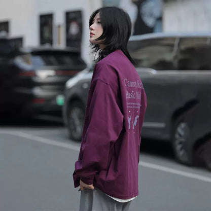 Crew neck spring and autumn long sleeves No.1478