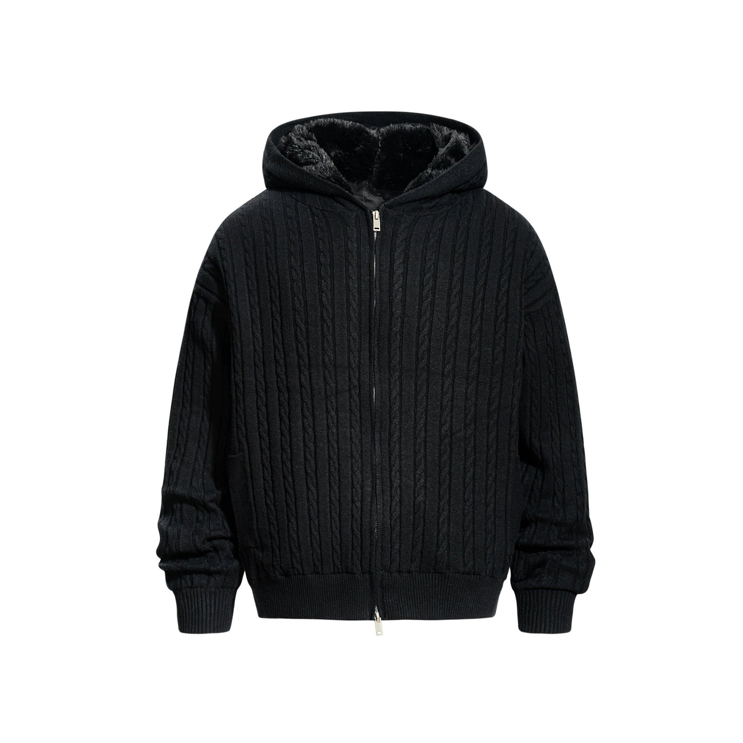 Fleece Hooded Zip-Up No. 1641