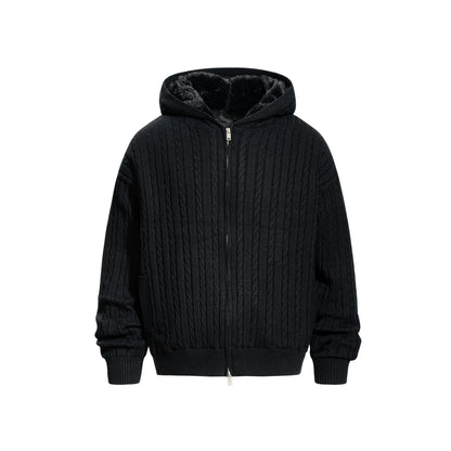 Fleece Hooded Zip-Up No. 1641