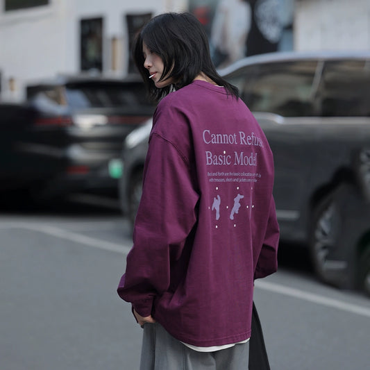 Crew neck spring and autumn long sleeves No.1478