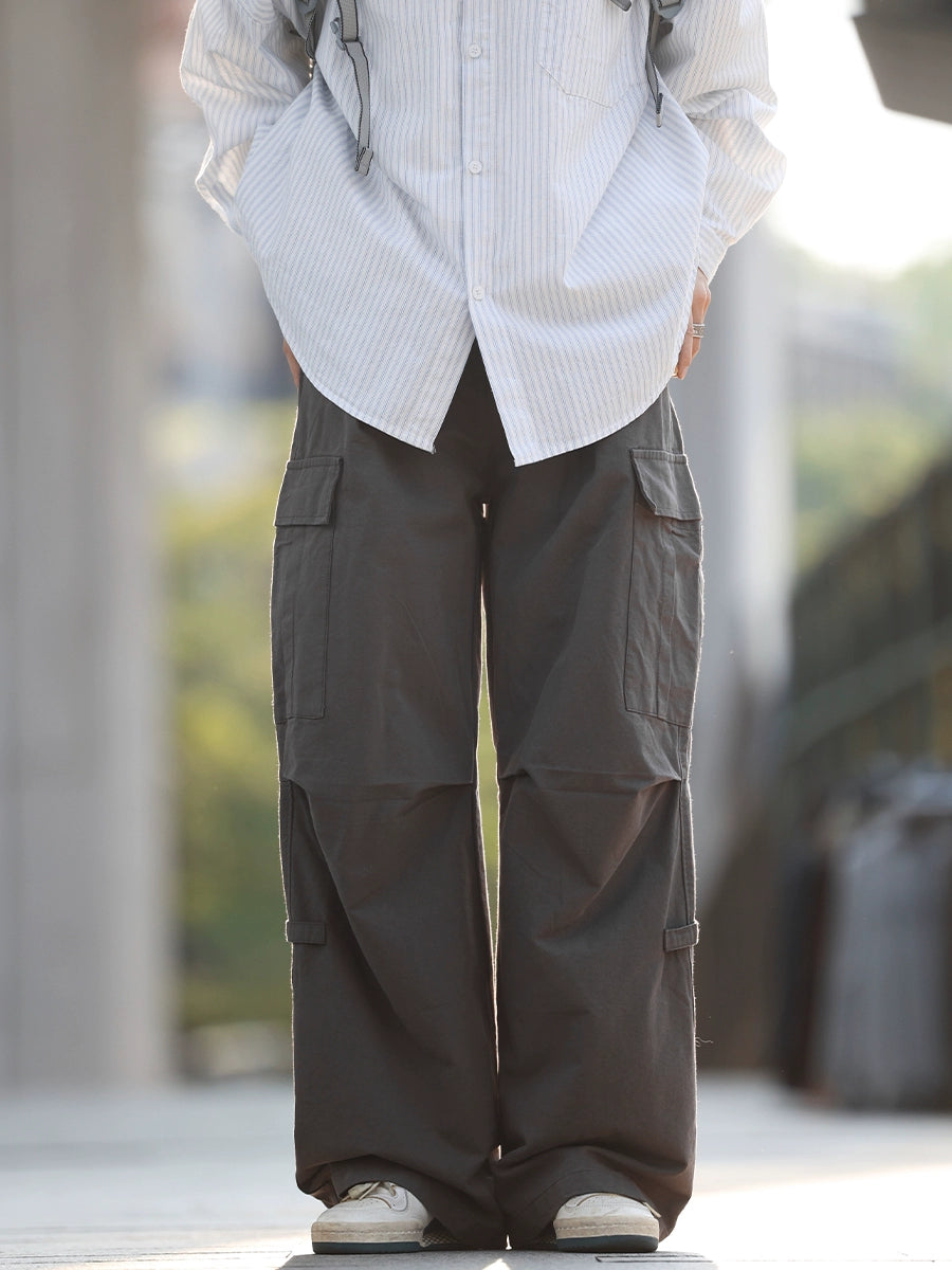 Cargo pants, men's Japanese wide legs No.1295