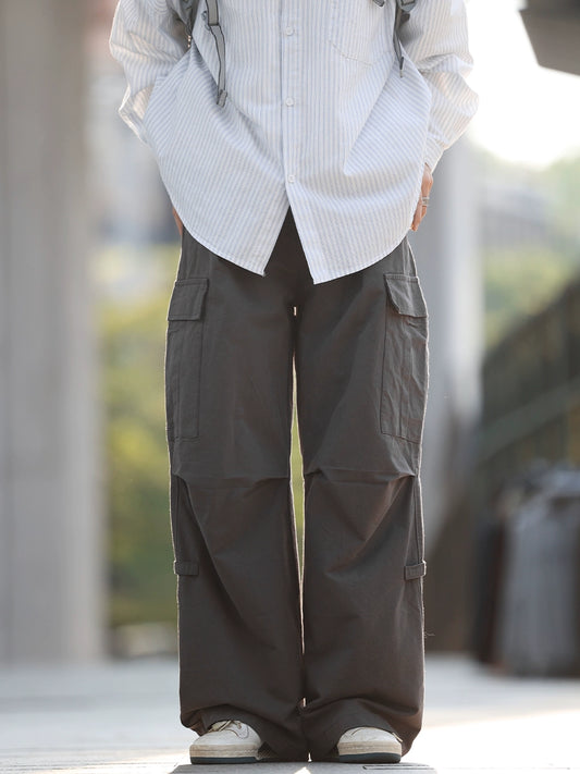 Cargo pants, men's Japanese wide legs No.1295