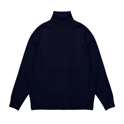 Turtleneck Sweater Men's Knitted No.16