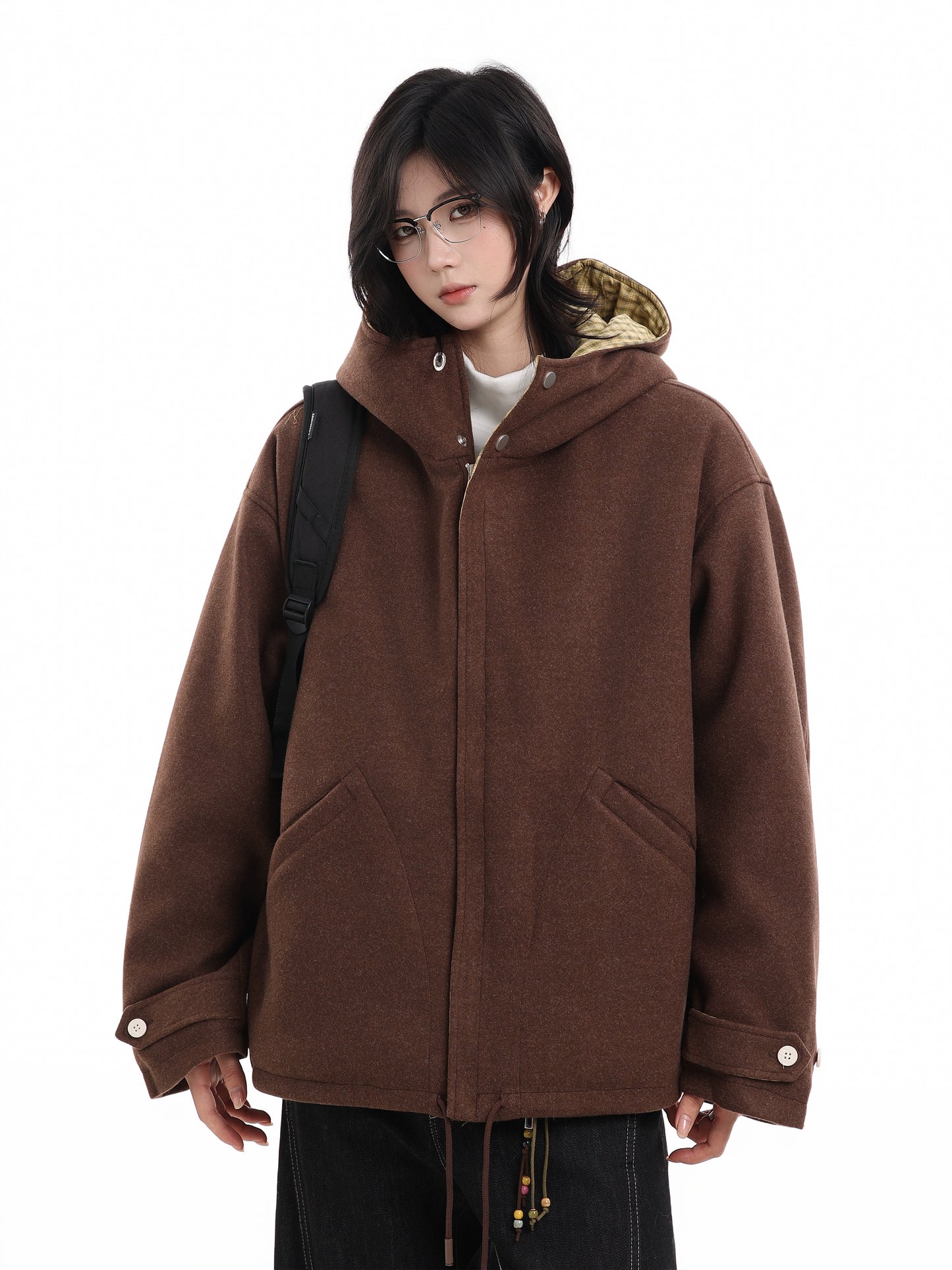 Quilted Hooded Coat No. 1654