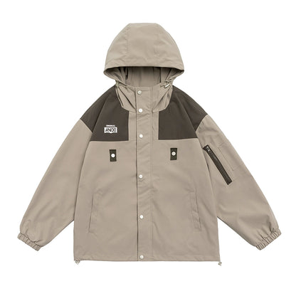 Duck down detachable hooded waterproof padded jacket No.63