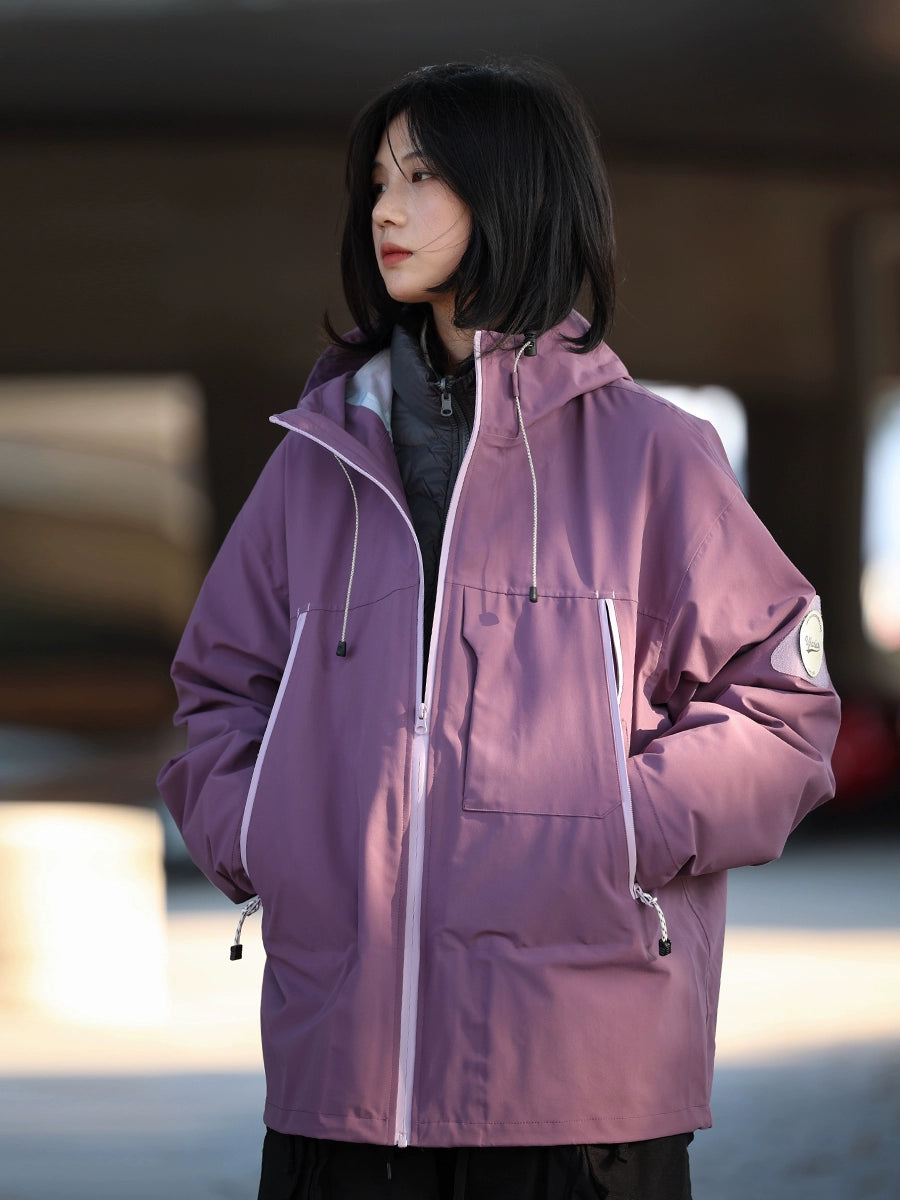 [DUCK DOWN] 2in1 windbreaker jacket with detachable puffer
No.986