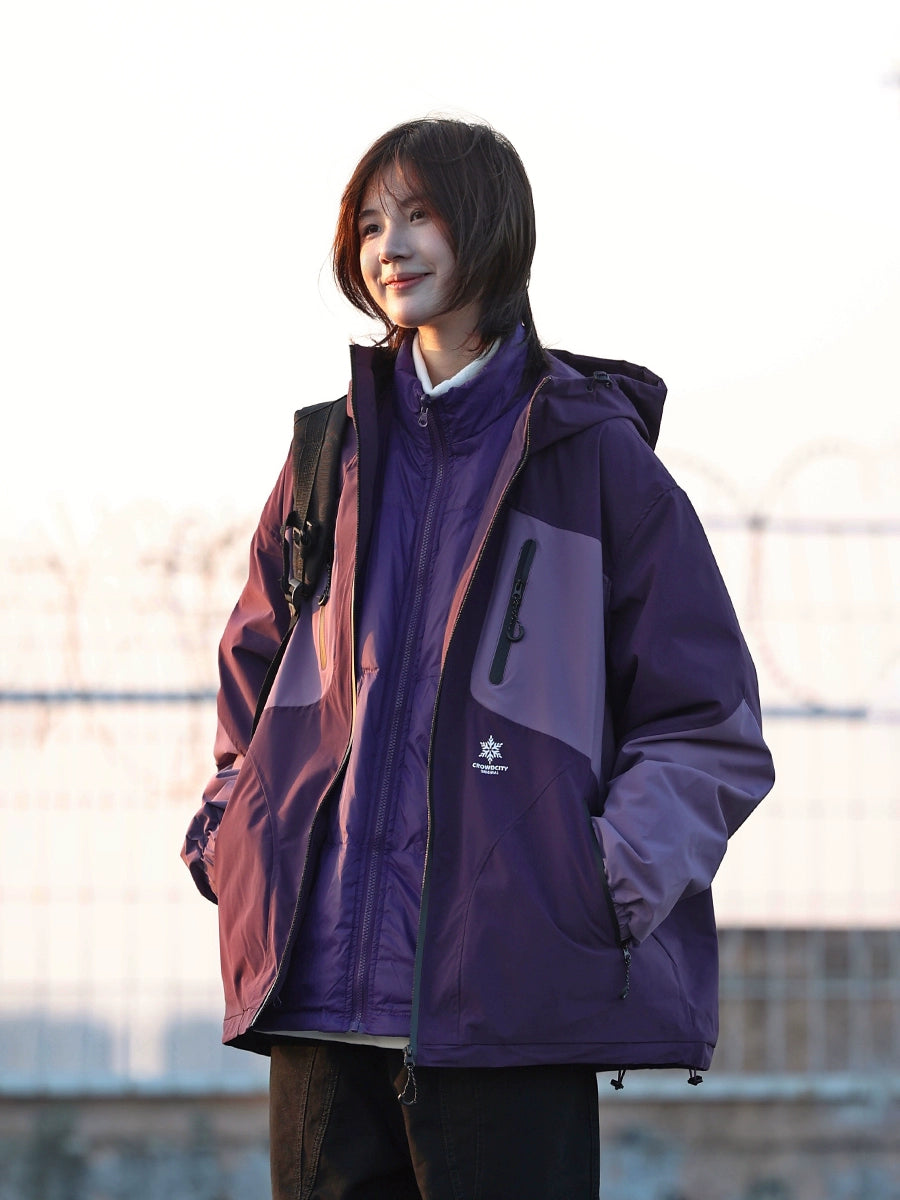 2-in-1 Duck-Down Detachable Inner Windbreaker No.1377