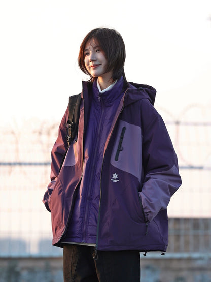 2-in-1 Duck-Down Detachable Inner Windbreaker No.1377