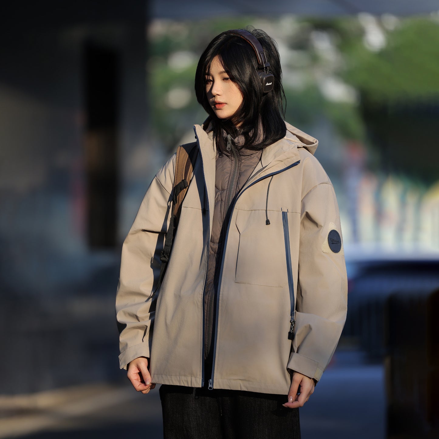 2-in-1 White Duck Down Inner Skin Jacket No. 1836