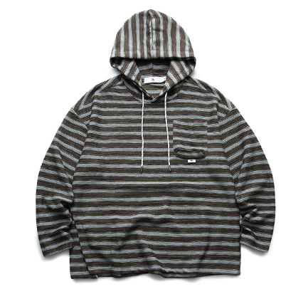 Striped hooded sweatshirt men's hodie No.539