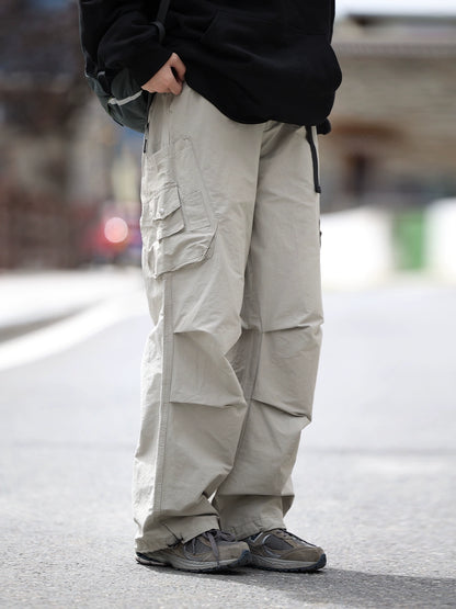 Multi-pocket cargo pants No.966