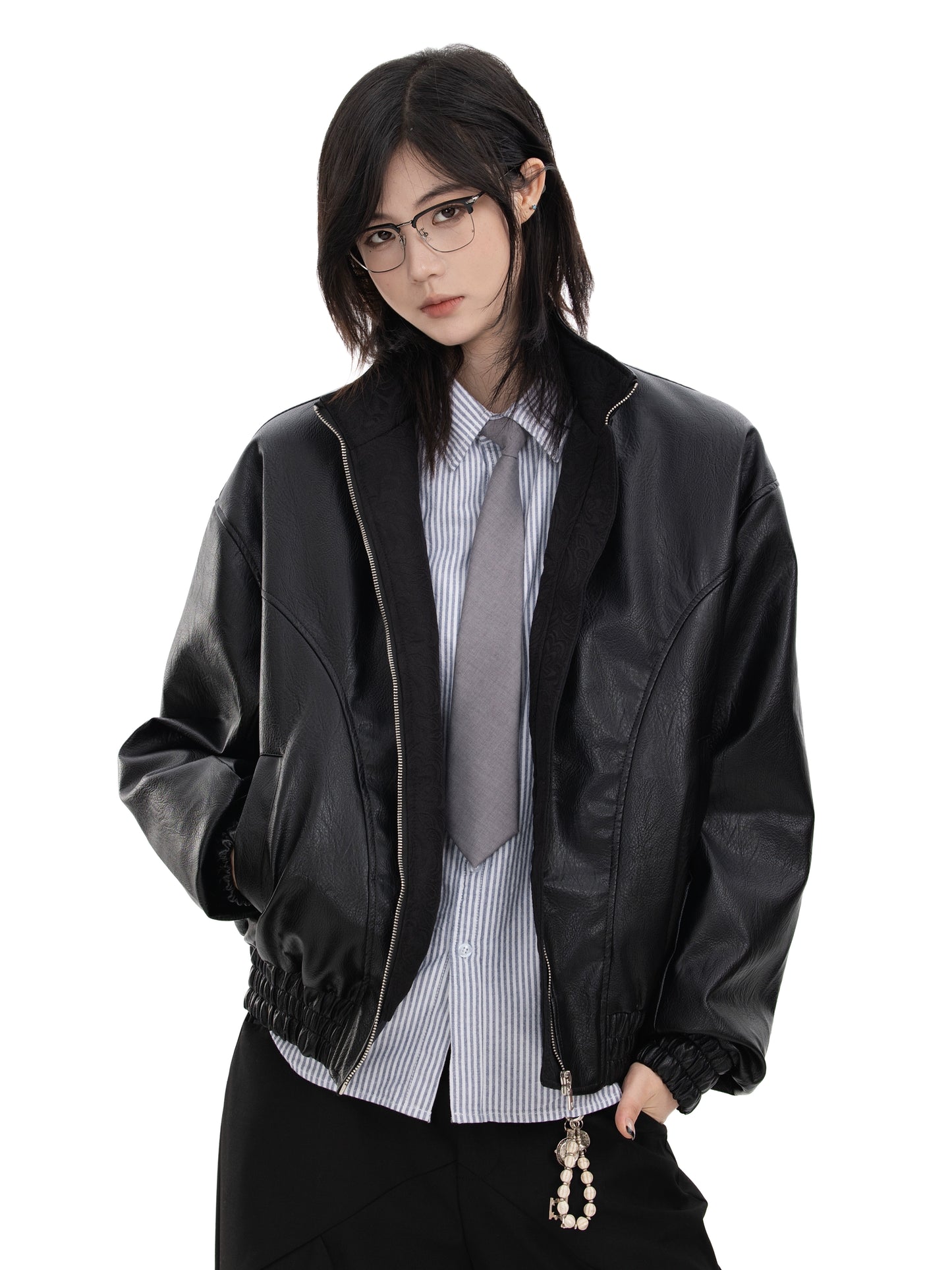 Vegan Leather Jacket No. 1585