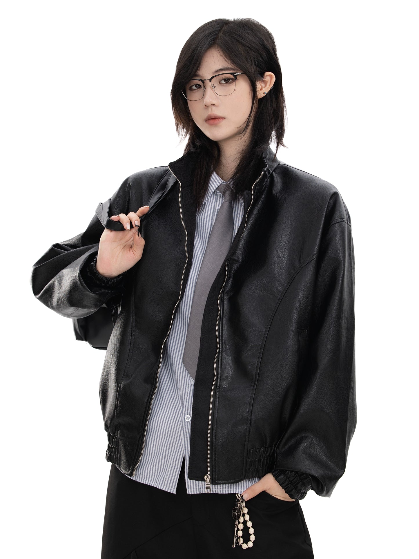 Vegan Leather Jacket No. 1585
