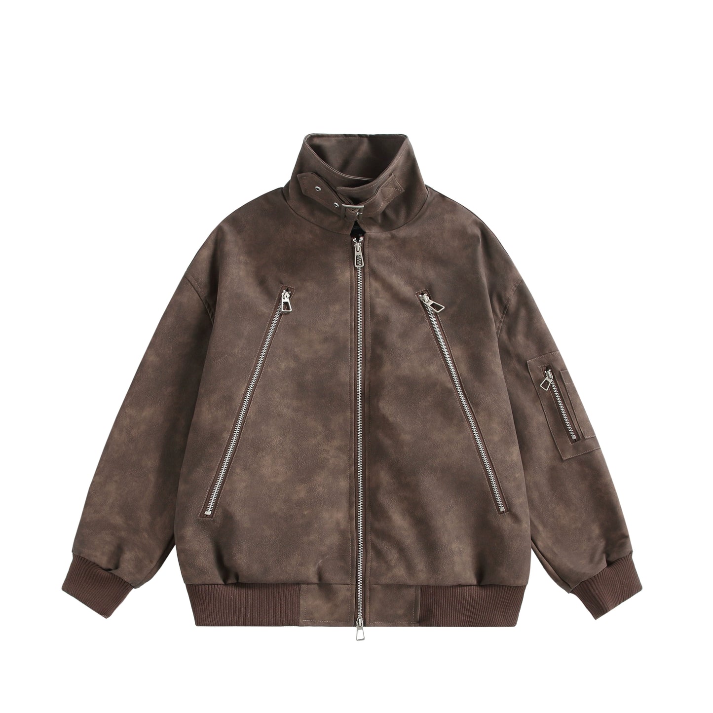 PU leather jacket No.1362