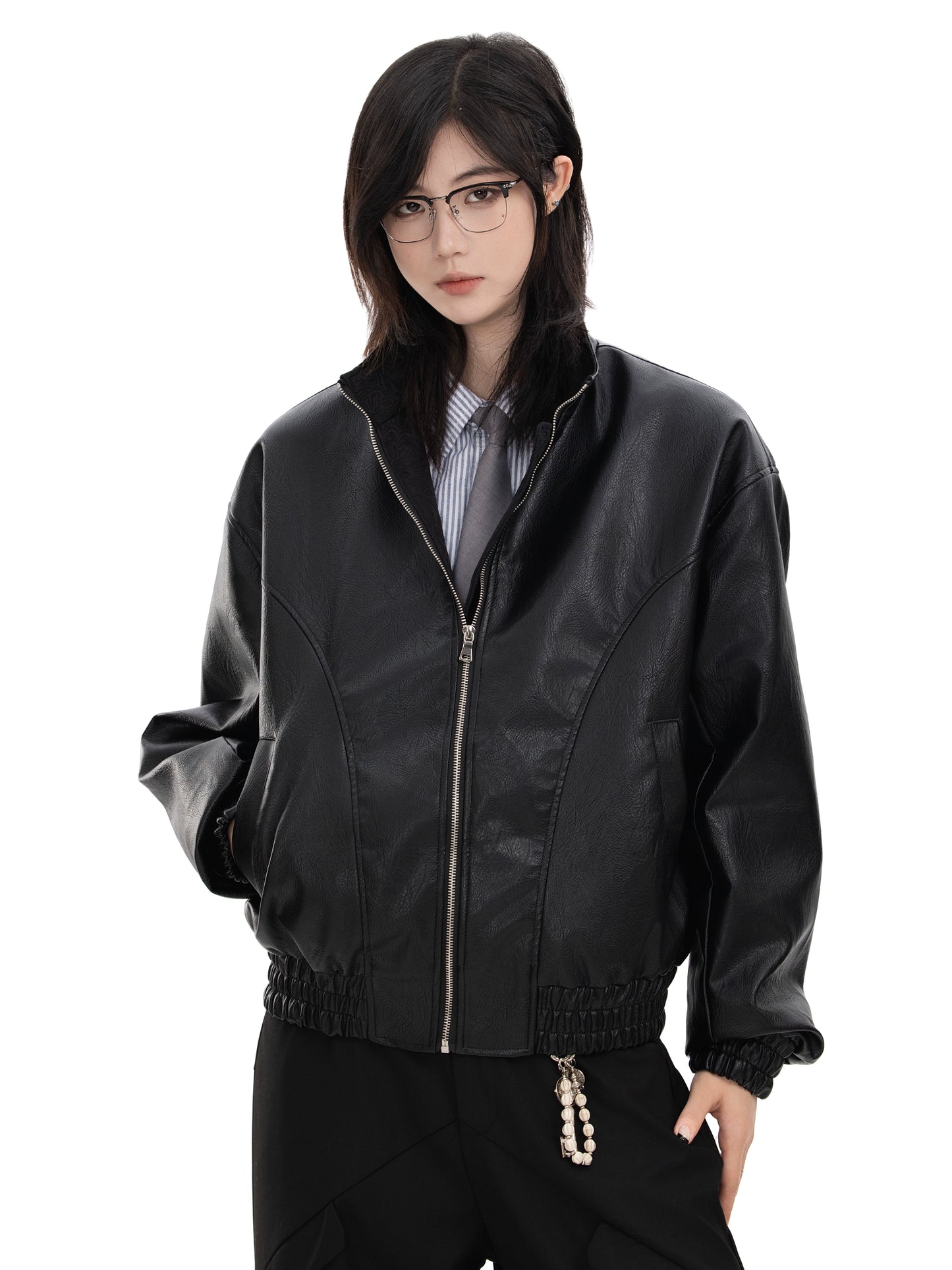 Vegan Leather Jacket No. 1585