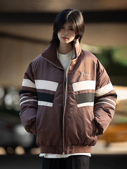 Loose warm bread jacket, puffer No.1109