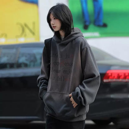 Washed heavy hooded sweatshirt No.1494