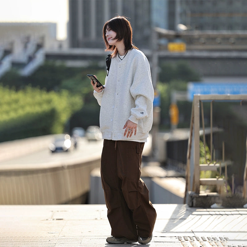 Jacket men's and women's new lazy style cardigan jacket No.1321