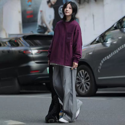 Crew neck spring and autumn long sleeves No.1478