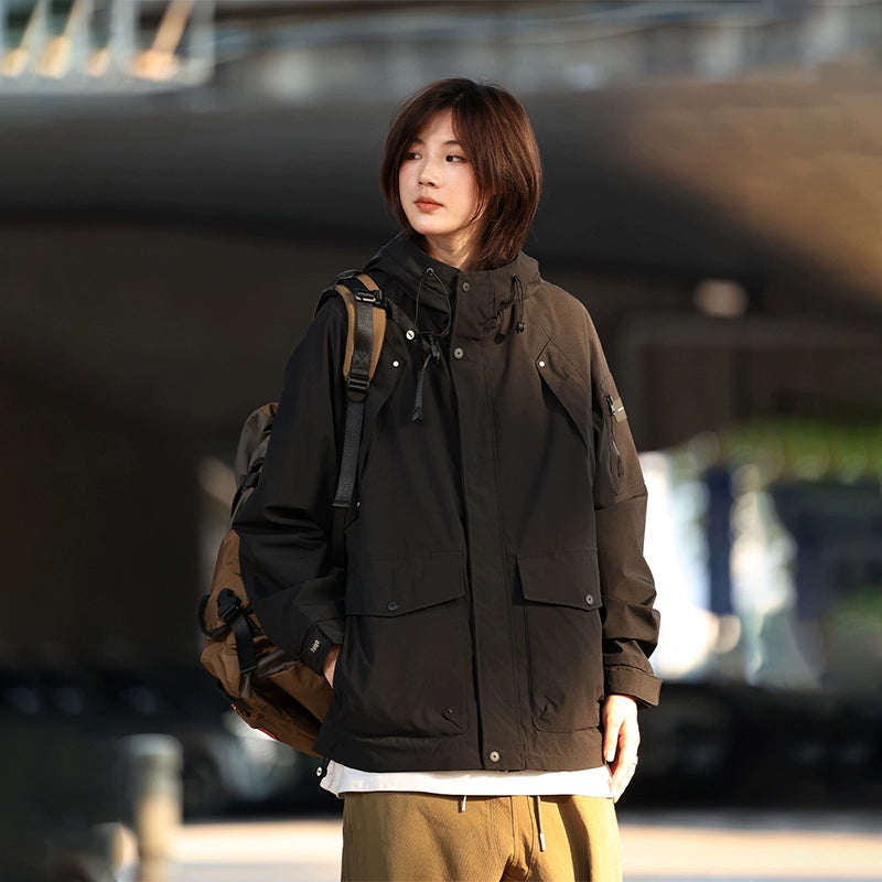 Cargo functional windbreaker jacket No.1359
