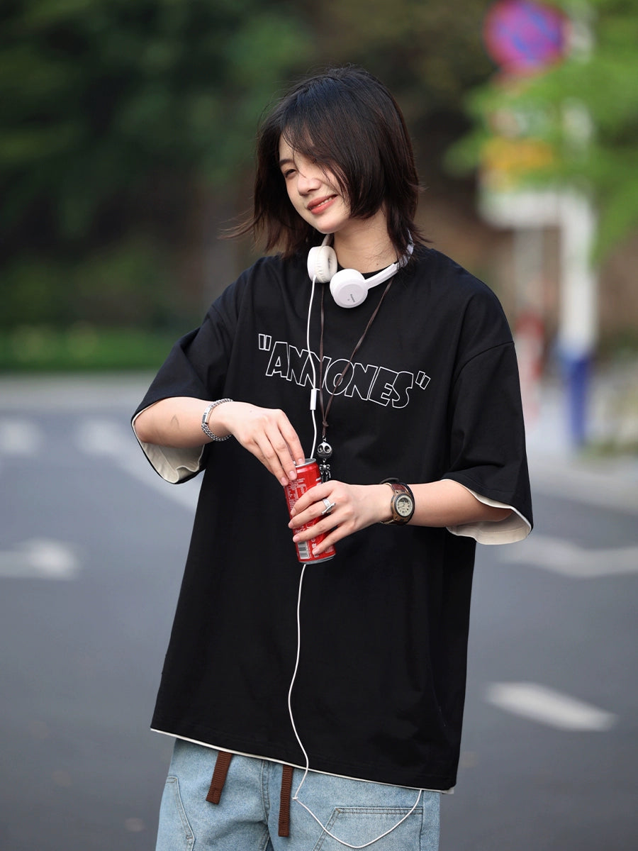 Short sleeve crew neck T-shirt No.592