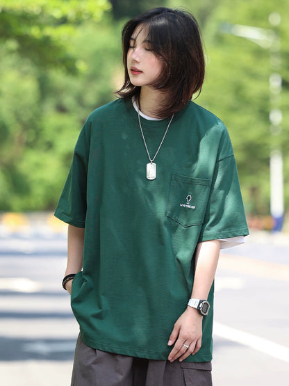 Short sleeve round neck T-shirt No.728