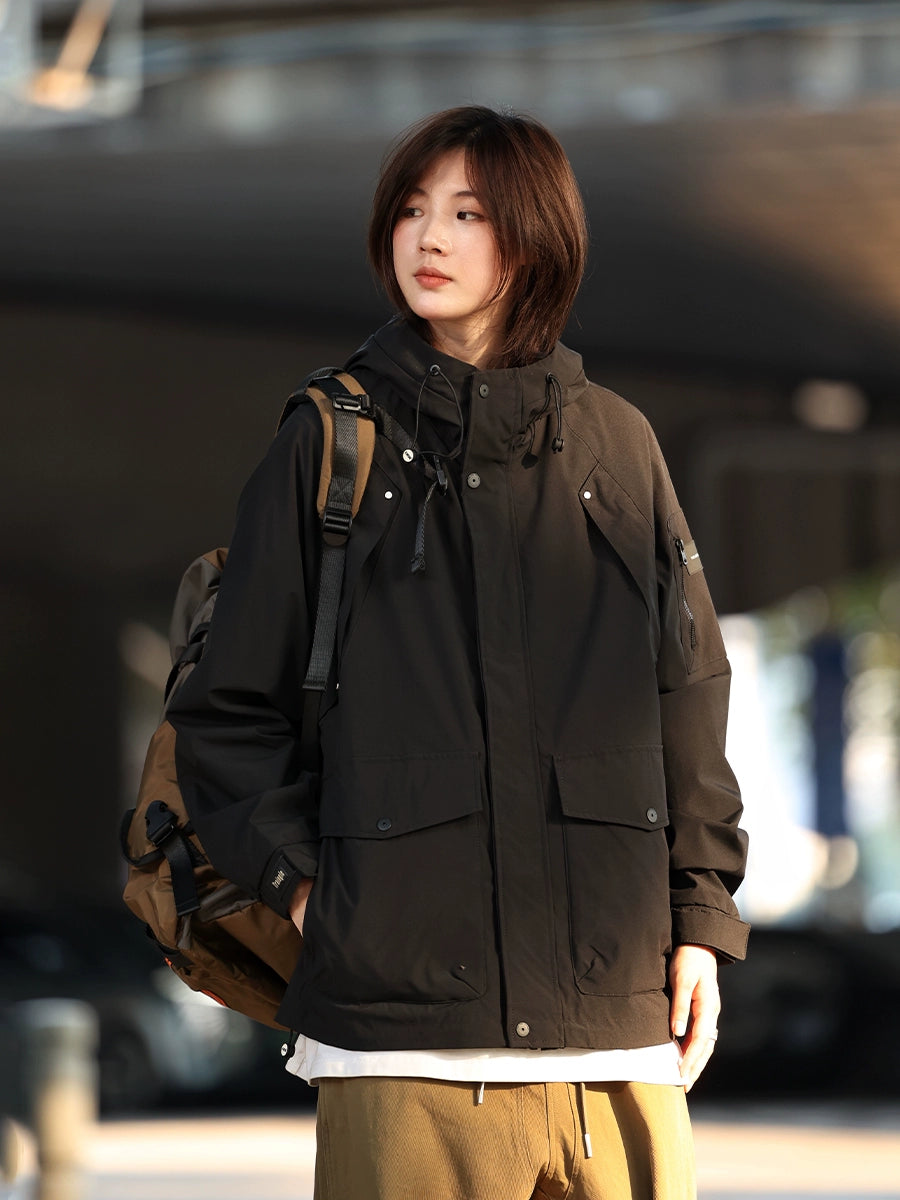 Cargo functional windbreaker jacket No.1359
