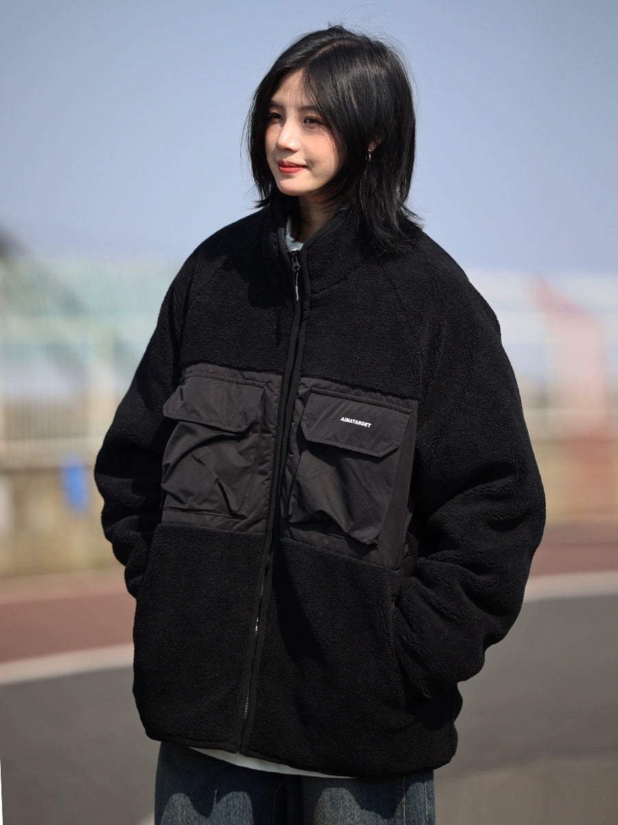 Lambswool jacket heavy Fleece jacket No.1073