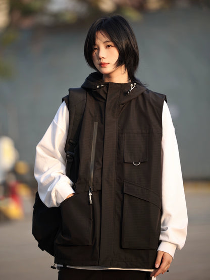 Vest, hooded overalls, jacket No.1216