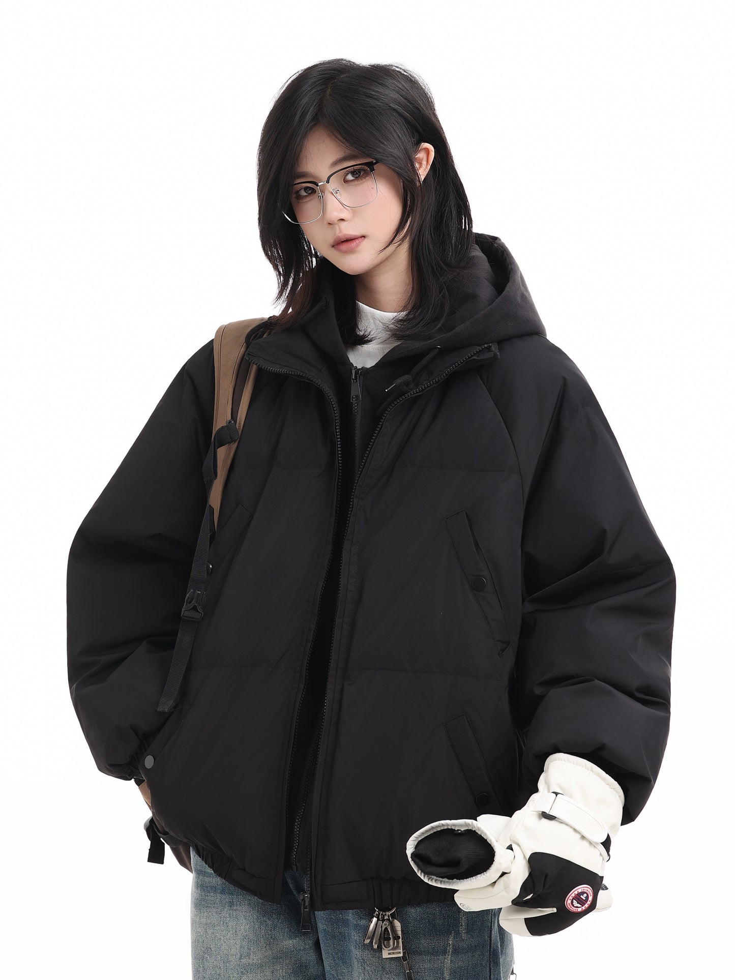 Hooded Padded Jumper No. 1701